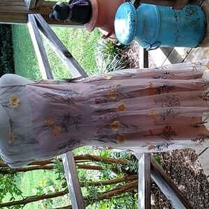 Jessica Howard floral embroidered Illusion 10P petite dress prom bridesmaid nwt